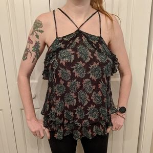 Free People Floral Top